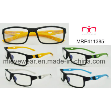 Lunettes de vue en mousseline de soie pour hommes en plastique de nouvelle mode (WRP411385)